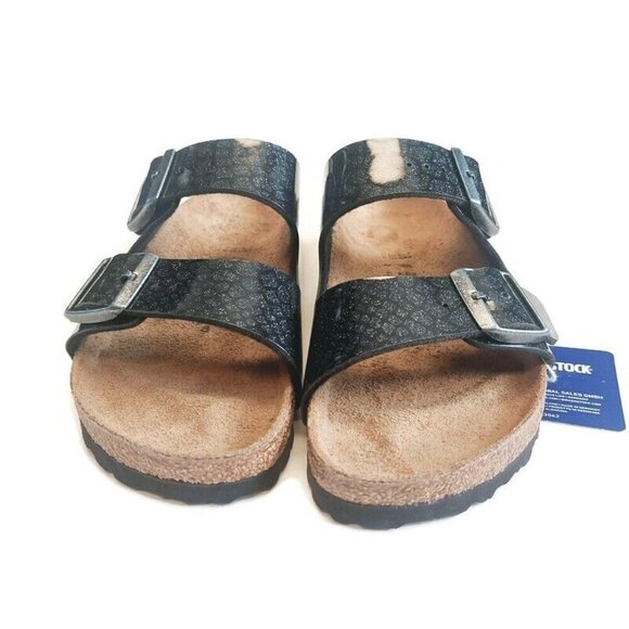 Birkenstock Arizona BF Sandals Magic Snake Glitter Womens Size 7-7.5 NARROW Fit - Picture 2 of 10